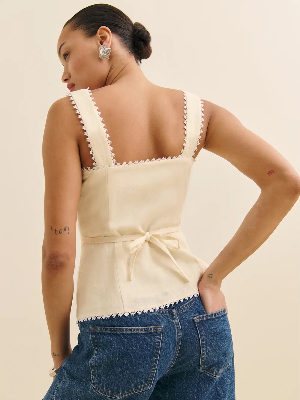 Reformation Viola Linen Top - Picture 9 of 9